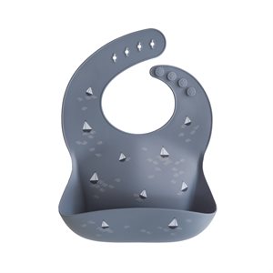 Mushie Silicone Bib - Boats